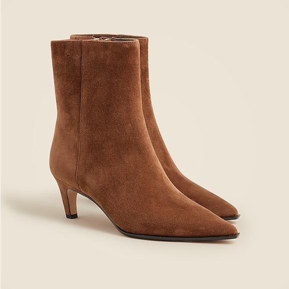 USED J Crew New Stevie ankle boots in suede CC069 - Picture 2 of 5
